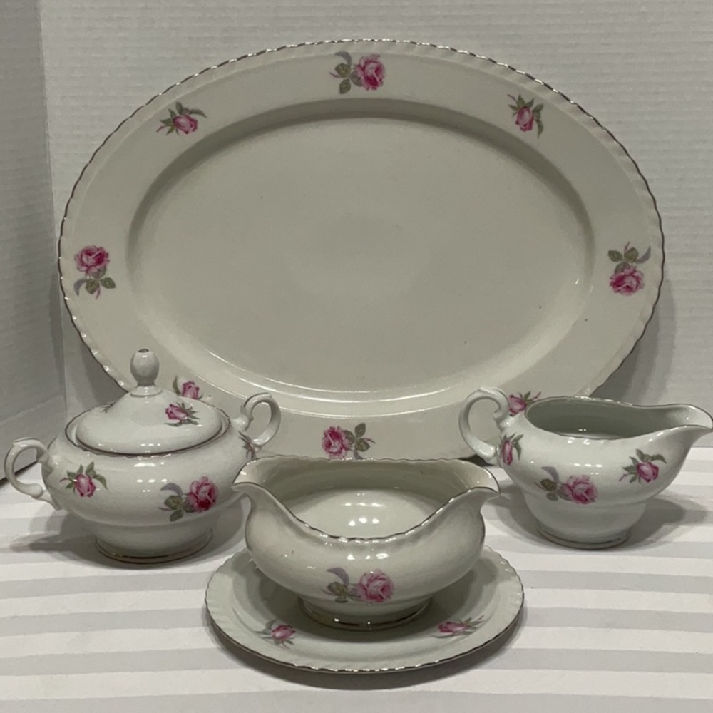 Charming Rose Serveware Set